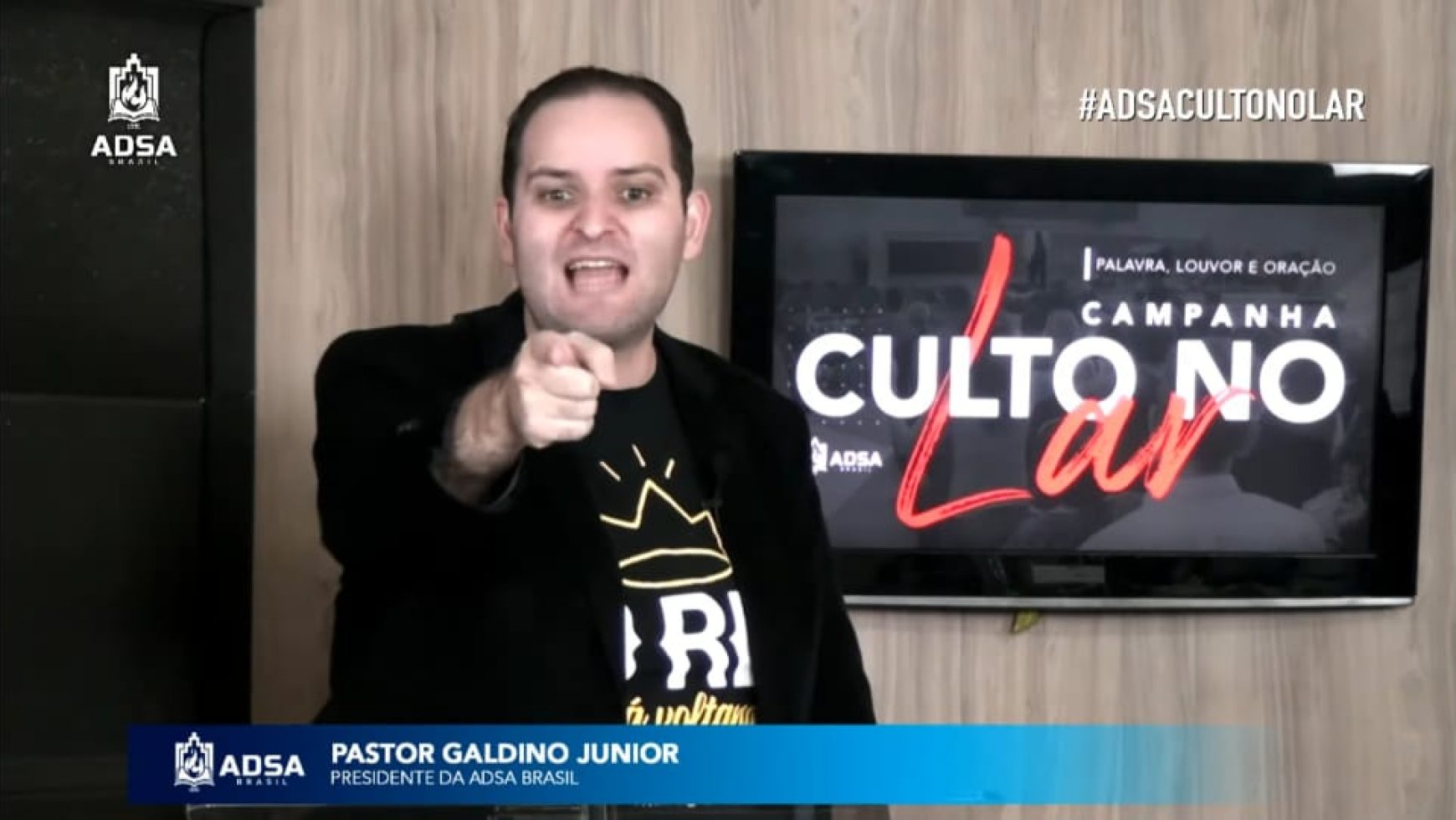 Em live, Pr. Galdino Jr. faz alerta sobre ações arbitrárias de fiscais a igrejas